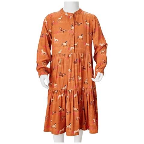 Abito Da Bambina Cognac 116 - Foto 8