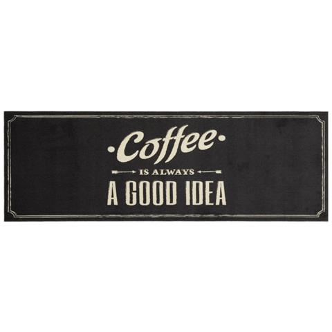 Tappeto Da Cucina Lavabile Testo Caffè 60x180 Cm In Velluto - Foto 2