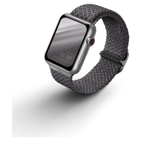 Cinturino Intrecciato Per Apple Watch 40-38mm Aspen, Grigio - Foto 1