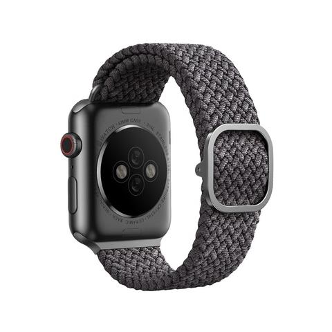 Cinturino Intrecciato Per Apple Watch 40-38mm Aspen, Grigio - Foto 2