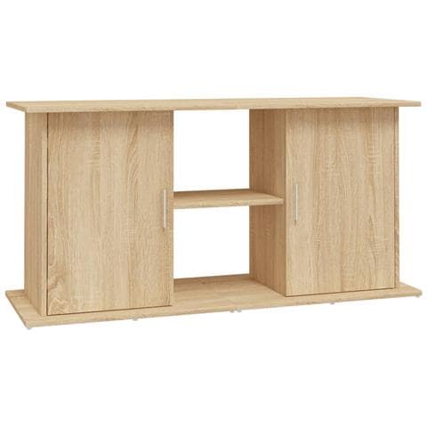 Supporto Acquario 121x41x58 Cm Legno Multistrato Rovere Sonoma - Foto 1