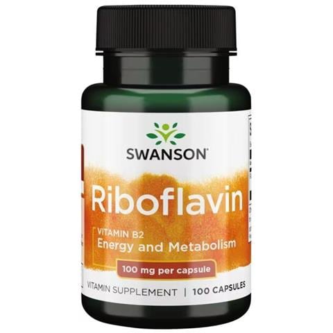 Riboflavina Vitamina B2 100 Mg 100 Capsule - Foto 1