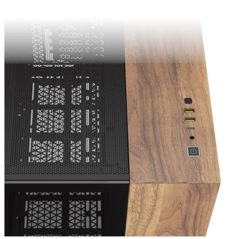 Cc-9011286-ww Computer Case Midi Tower Nero, Noce - Foto 2