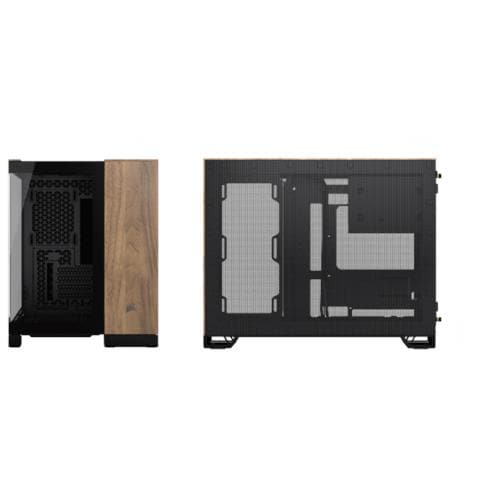 Cc-9011286-ww Computer Case Midi Tower Nero, Noce - Foto 3