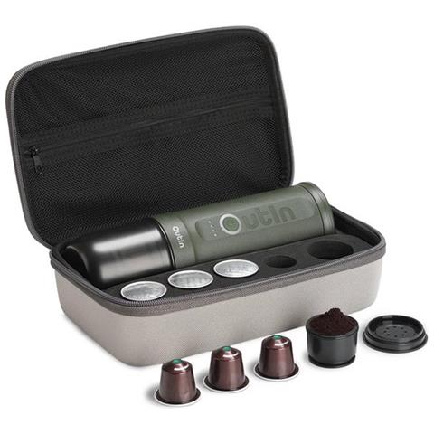 Kit Da Viaggio Macchina Per Caffè Espresso Portatile Verde Foresta - Otem-01-fg-bag - Foto 2