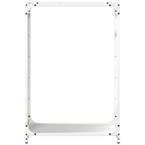 Rastrelliera per Legna da Ardere Bianca 60x28x90 cm - Foto 2