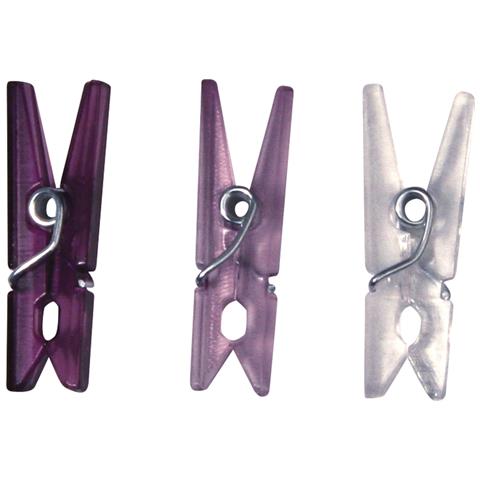 Molletta Acrilica 2,5cm 20pz - Foto 1