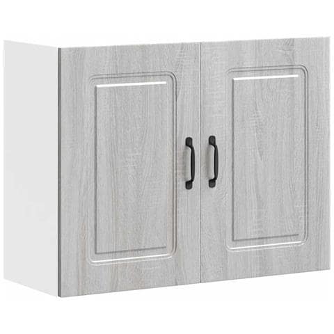 Pensile Da Cucina Kalmar Grigio Sonoma In Legno Multistrato - Foto 1