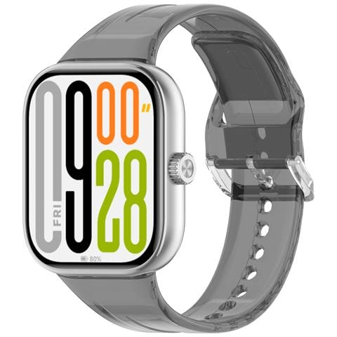 Cinturino In Tpu Trasparente Per Redmi Watch 5 E Xiaomi Band 9 Pro Black - Foto 1