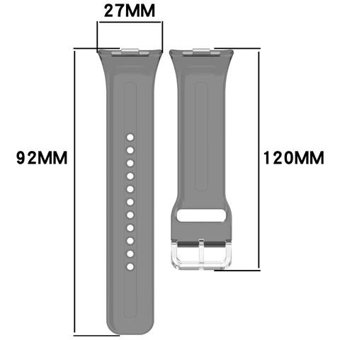 Cinturino In Tpu Trasparente Per Redmi Watch 5 E Xiaomi Band 9 Pro Black - Foto 5