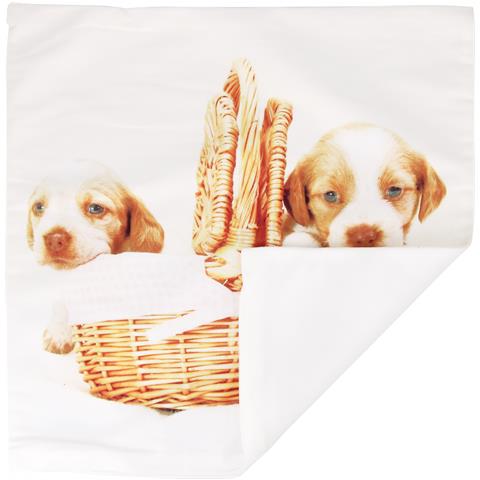 Set Di 2 Copricuscini 40x40 Cm Design Cucciolo - Foto 2