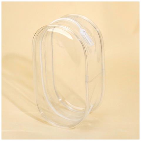 Borsa Portaoggetti Cosmetici Con Campanello E Pompon: Perfetta Per Bambole E Blind Box Transparent - Foto 2