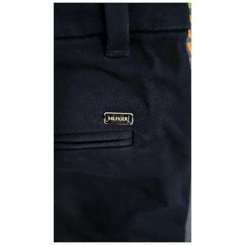 Pantaloni Da Donna Comodi Eleganti Alla Moda Blu Navy Taglia S - Foto 5