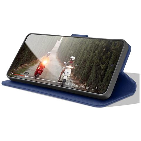 Custodia A Portafoglio Per Samsung A52 / A52s Con Supporto E Linguetta, Blu Scuro - Foto 2