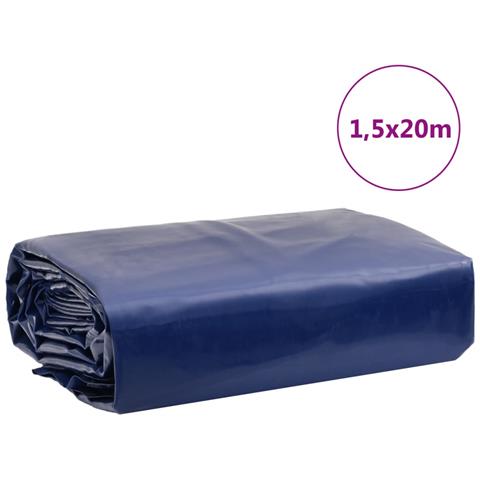 Telone Blu 1,5x20 m 650 g/m² - Foto 9