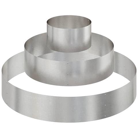 Vaso da giardino Argento 120 x 120 x 20 cm Acciaio inossidabile - Foto 1