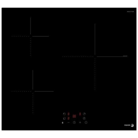 Piano Cottura A Induzione Da 59 Cm Con 3 Fuochi, 6200 W, Nero - Fai3531 - Foto 1