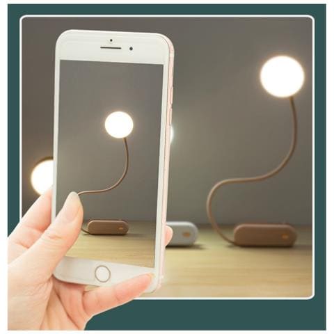Lampada Da Scrivania Led Pieghevole Creativa - Portatile, Regolabile E Ricaricabile Pink - Foto 4
