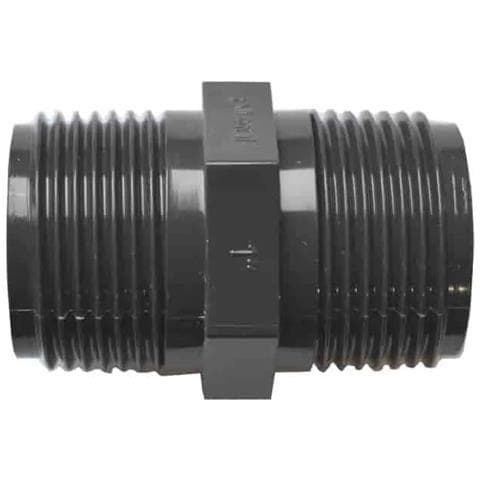 Raccordo Doppio Nipple Pvc 1  Filettato Ag X Ag - Foto 1