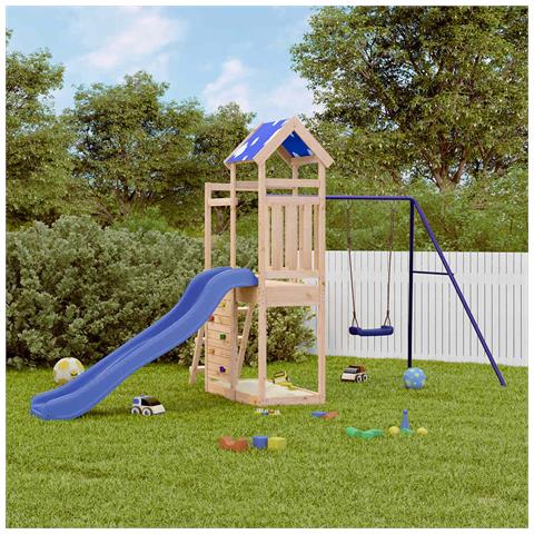 Set da Gioco da Esterno in Legno Massello di Pino - Foto 2