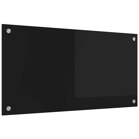 Rivestimento da Cucina Nero 80 x 40 cm vetro temperato - Foto 1