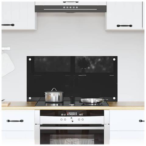 Rivestimento da Cucina Nero 80 x 40 cm vetro temperato - Foto 2
