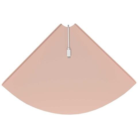 Mensola sospesa con lo scaffale 2 pcs Rosa 30 x 30 x 2 cm - Foto 9