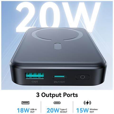 Power Bank - Nero, 10000 mAh, 20W - Foto 2