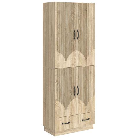Set di armadi 2 pcs Rovere Sonoma Legno ingegnerizzato - Foto 1