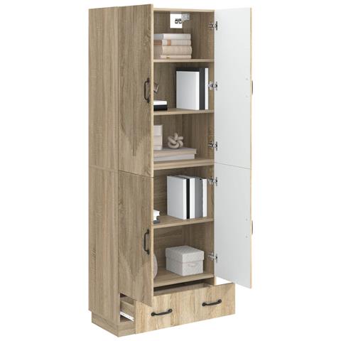 Set di armadi 2 pcs Rovere Sonoma Legno ingegnerizzato - Foto 2
