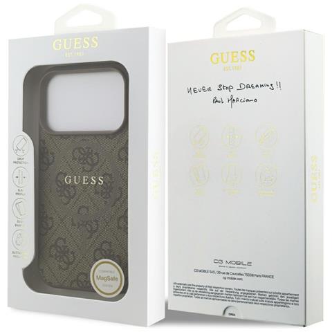 Custodia Iphone 17 Pro Marrone Magsafe Guess - Foto 7
