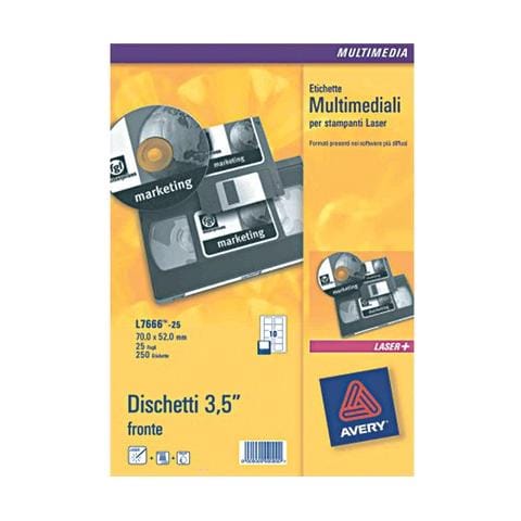 Etichette Per Disk 3,5 Fron 70x52 - Foto 1