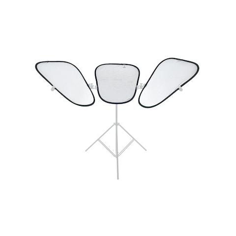 Kit 3 pannelli bifacciali Argento / Bianco Triflector Mk II - Foto 1