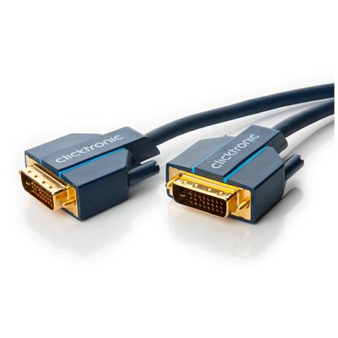 ICOC CLC-DD-050 - Cavo Video DVI-D 24+1 pin per HD (DVI-D / DVI-D) 5 m - Foto 1