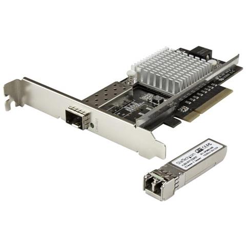 Scheda di rete in fibra ottica ad 1 porta 10G SFP+ PCIe - Intel Chip - M / M - Foto 2