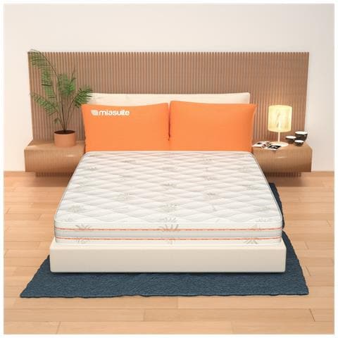 Materasso Matrimoniale 160x200 Memory, alto 25 cm - Rivestimento in Aloe Vera, Traspirante | Top H25 - Foto 2