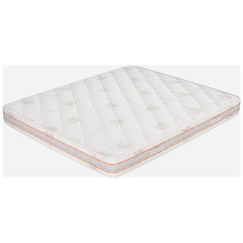 Materasso Matrimoniale 160x200 Memory, alto 25 cm - Rivestimento in Aloe Vera, Traspirante | Top H25 - Foto 1