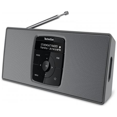 Digit Radio 2 S Portatile radio DAB + / FM stereo con Bluetooth audiostr eaming NERO / ARGENTO - Foto 3