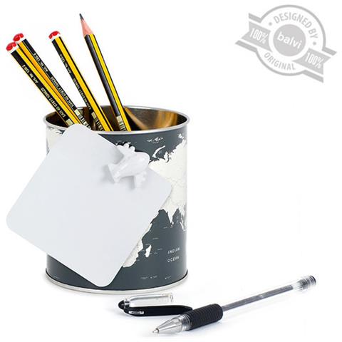 Porta Matite Globe 10x8,5x8,5 Cm / Rif. 25567 - Foto 3