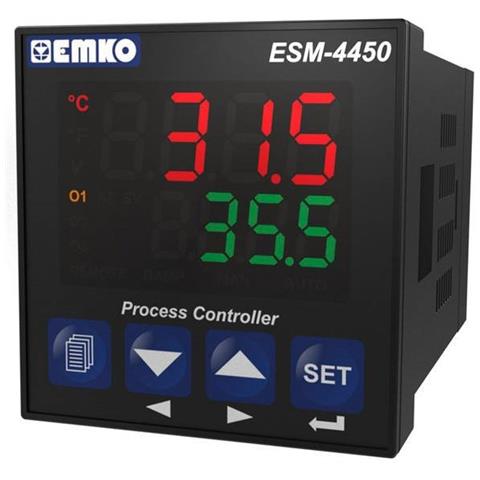 Esm-4450 Pid Termostato J, K, R, S, T, B, E, N, C, Pt100 Relè 5 A, Rs 232 (l X L X A) 105 X 48 X 48 Mm - Foto 1