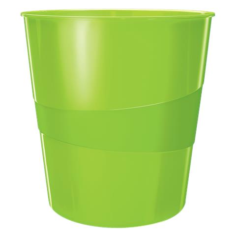 Cestino Gettacarte Wow Verde Lime 15lt Leitz - Foto 1