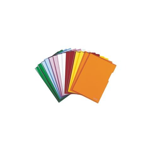 25 Cartelline A L 21x29,7 Pvc Liscia Cristallo Blu - Foto 1