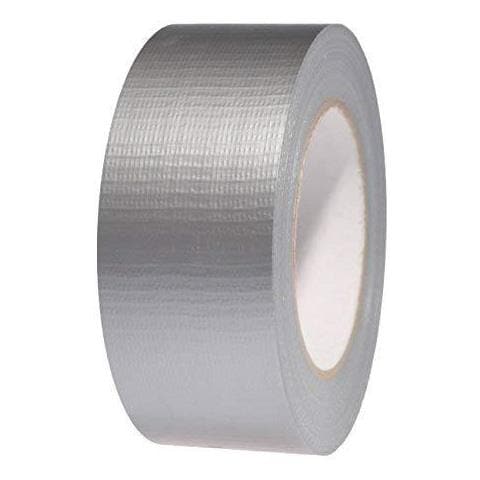 Premium Silver Grey Duct Tape - 48 Millimetri X 50m - Heavy Duty (2) Gaffer Tape - Alta Qualit Rotola Da - Foto 1