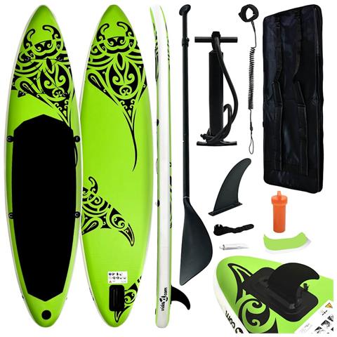 Set Tavola Gonfiabile Da Sup 366x76x15 Cm Verde - Foto 1