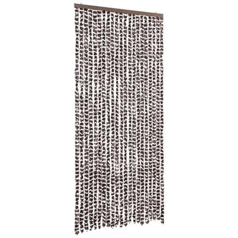 Zanzariera Marrone e Bianca 90x220 cm Ciniglia - Foto 1