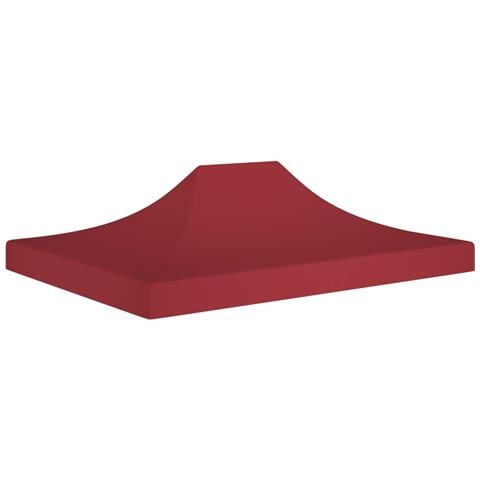 Tetto per Tendone per Feste 4,5x3 m Rosso Borgogna 270 g / m² - Foto 1