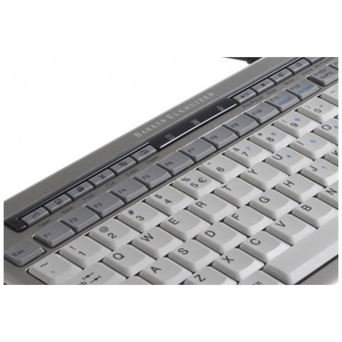 Tastiera USB BNES840DUS  per Desktop/Server (Layout QWERTY) Colore Grigio - Foto 1