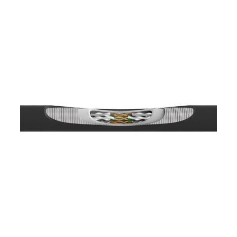 Cavo patch armato U /FTP Cat. 6A 30 m Colore Nero - Foto 2
