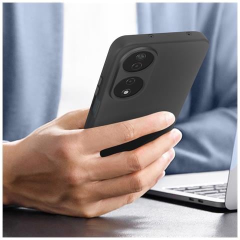 Cover Per Honor 90 Smart Silicone Finitura Soft-touch Con Cordino - Foto 5