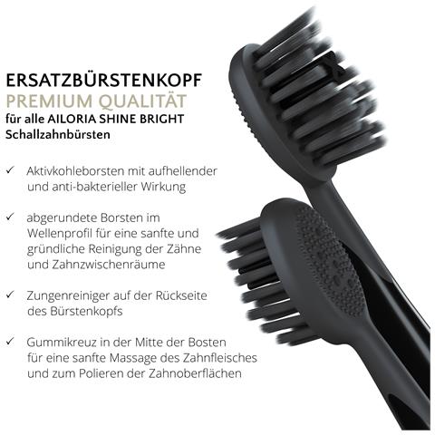 Shine Bright Set Di 6 Teste Di Ricambio Per Spazzole A Carbone - Foto 3